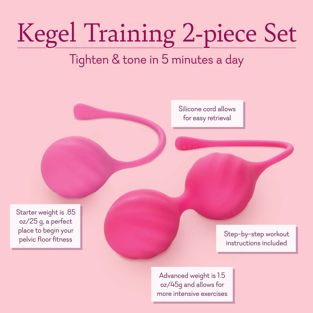 Kegel Training 2-Piece Set